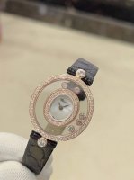 Chopard Adds The Latest Green Dial Happy Diamonds Series Happy Diamonds Oval Wat