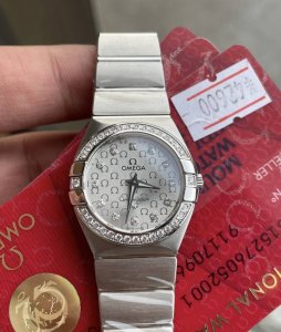 Omega Constellation 123.15.24.60.03 Ladies' Watch, Quartz Movement, 24mm Diamete