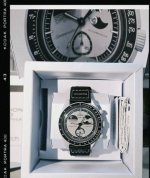 Swatch x Omega Bioceramic Moonswatch series quartz movement 30m water resistant