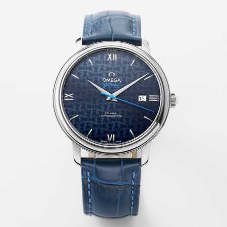 Leather Strap - Steel Bracelet Gold +50, Equipped With 2892 Movement +100 Omega - Click Image to Close