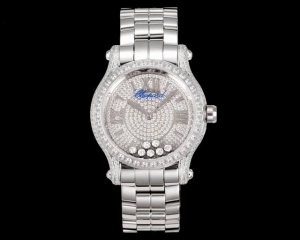 yf, White Gold Yf - New Arrival Full Diamond Happy Diamond 36mm 2025 Latest Mode
