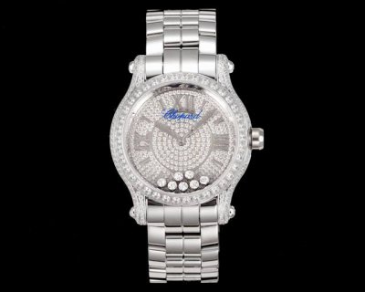 yf, White Gold Yf - New Arrival Full Diamond Happy Diamond 36mm 2025 Latest Mode
