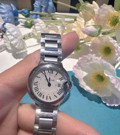 Cartier Ballon Bleu Quartz Movement 30m Water Resistant Women's Watch Swiss Watc - Click Image to Close