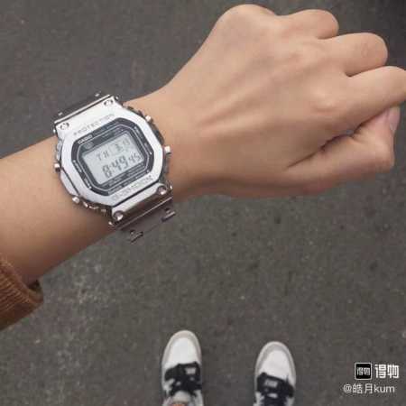 Van Ness Wu's G-Sho Retro Small Square Silver Brick Shockproof Waterproof Small - Click Image to Close