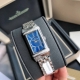 Jaeger-LeCoultre Reverso watch, dial set with 26 VS grade full-cut diamonds. Co