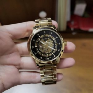 Steel, leather, new models, waterproof, European and American omega casual busin