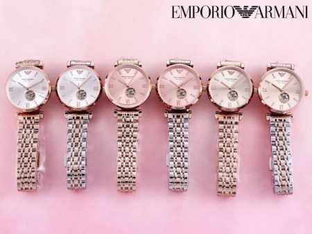 New Armani mechanical women's watch, classic and simple, with Italian style, be - Click Image to Close