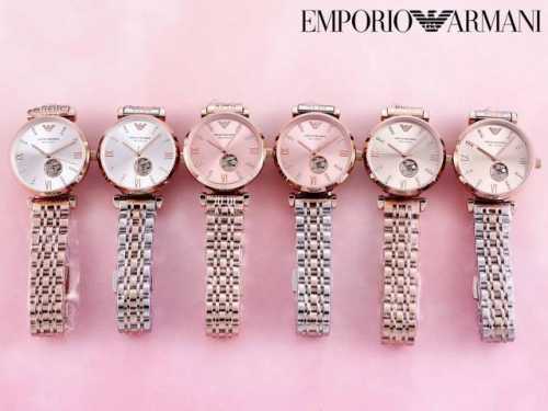 New Armani mechanical women's watch, classic and simple, with Italian style, be