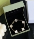 Van Cleef & Arpels' "5-Flower White Mother-Of-Pearl Bracelet" Is Very Elegant. T