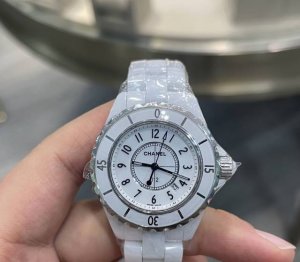 Shipping real shot WYSIWYG ~ Chanel J12 33Mm38Mm silver digital silver needle q