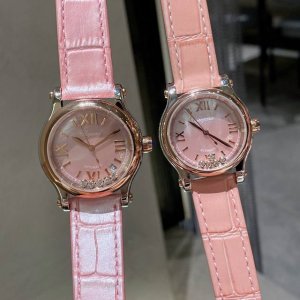 Latest Pearl Pink Real Shot Happy Diamonds As Chopard's most popular and best-se