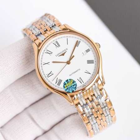 White and gold case Longines Lyre L4.960, a top-tier replica watch, each with i - Click Image to Close