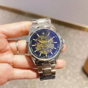 stainless steel strap with butterfly buckle, white, all black, Rolex, fully auto