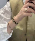 My most frequently used Chanel black and gold sugar cube watch It really matche