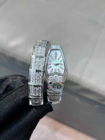 Exclusive Real Shot Photos Bulgari Series Full Diamond Swiss Movement Bvlgari Sw - Click Image to Close