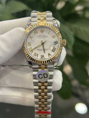 Exclusive real shot Rolex Datejust 31Mm, Swiss movement Rolex Swiss Movement Lad