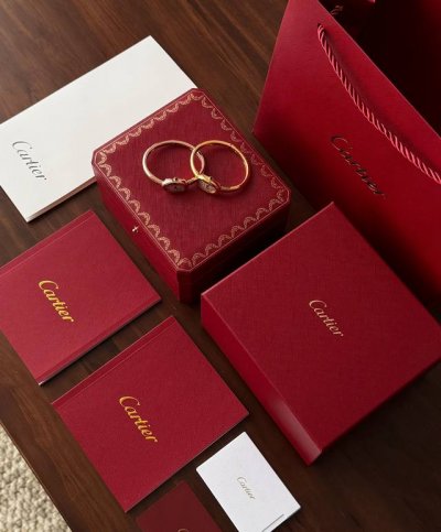 Sincere Work! Cartier "Bathtub" Gold Bracelet Watch! This Series Of Rounded And