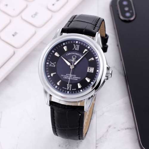 Gold + 5 European Omega Omega Elegant Men's Watch, Automatic Mechanical Movement