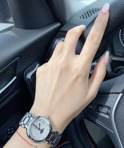 Longines Moon Phase Quartz Watch with Diamond Set, 30.5mm, Swiss Style, Mother-o