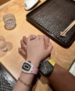 Bba Richard Mille RM07-01 Pink Strap Pink Ceramic Black Lips Embracing the lates