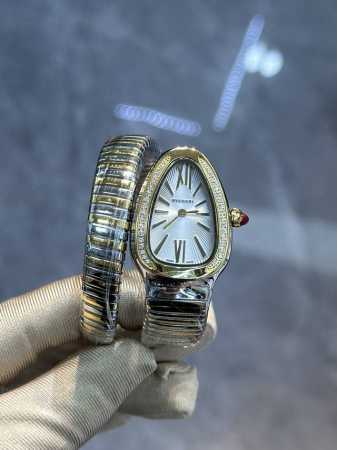 Exclusive Real-Life Photos Lgari Ladies Watch Snake-Inspired Ladies' Watch With - Click Image to Close