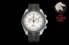 The new Omega Speedmaster Moonwatch with a white dial features a new 310.32.4.04