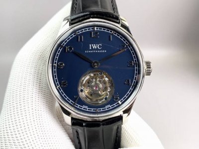 Portugieser Hand-Wound Tourbillon Constant-Force Manual-Winding Tourbillon Watch
