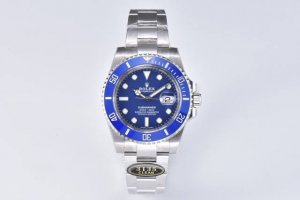 Clean Factory's 40mm Submariner Platinum and Blue Submariner 116619 series has b
