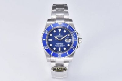 Clean Factory's 40mm Submariner Platinum and Blue Submariner 116619 series has b
