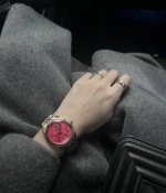I'm swooning over the Vivienne Westwood watch! This dragon fruit color is so bea