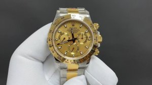 Today's recommendation: New Rolex Daytona Gold Face 12.2MM7750 Movement DDD