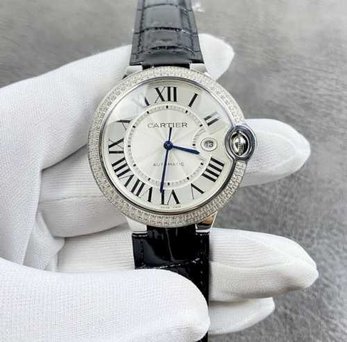 Cartier Ballon Bleu 42mm series! Diamond-set model, rounded and elegant, exudin