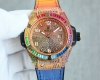 Hublot Jr4 Big Bang Stainless Steel Rainbow Diamond Watch excels at breaking tra