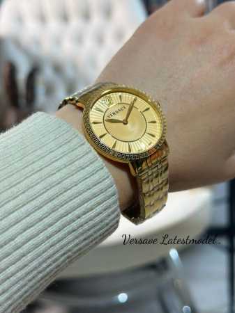 Versace Greca Chic Series, With The Greek Key Franc Pattern Decorated On The Top - Click Image to Close