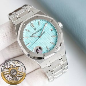 F1's new Audemars Piguet Royal Oak 15500, 15510 Tiffany Blue, and Black Steel mo