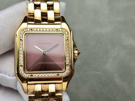 af Cartier Panther Series Watch, The Picture Shows 27Mm Case Small Size 22*30 - Click Image to Close