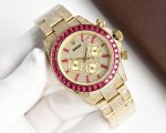 European Edition, Full Diamond Daytona White - Gold Rolex Full Diamond Series, M