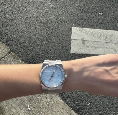 Tissot Super Player Prx Mesh Ice Blue #Men's Watch# Tissot# Super Player Ddd