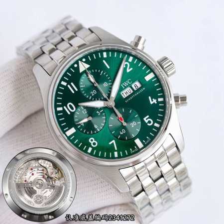 Iwc IWC Pilot's Watch IW377701 with a steel bracelet makes its grand debut. Exci - Click Image to Close