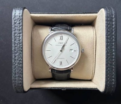 Iwc Portofino automatic mechanical movement, 30m water resistant, men's watch, 4