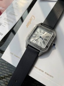santos-Dumont Cartier Santos Ultra-Thin Dumont Series Watch Intellectual Ladi