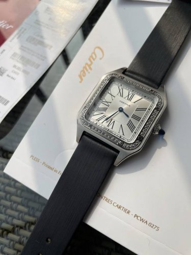 santos-Dumont Cartier Santos Ultra-Thin Dumont Series Watch Intellectual Ladi