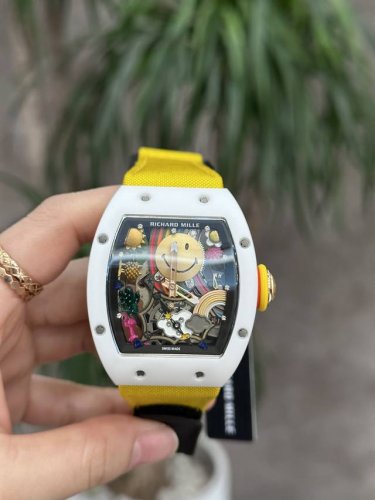 Exclusive Real Shot Images Top-Tier Version Smiley Face Richard Mille Automatic