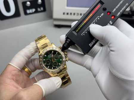 ppm Hidden Bamboo Diamond Daytona uses real Moissanite diamond bezel and built-i - Click Image to Close