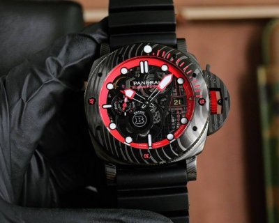 V7 Panerai New Submersible Bmg-Tech 47Mm Diving Series Skeleton Watch With Origi