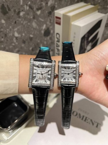 Leather Strap White Gold 440 Diamonds 30 Running Volume Order Cartier Tank Norma