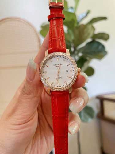 Gold + 20 Steel Band + 20 Ceramic 40 Latest Longines Women's Watch Original Impo
