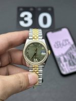 Gs 31mm Rolex Datejust green gold watch, real photos of the shipment! DDD