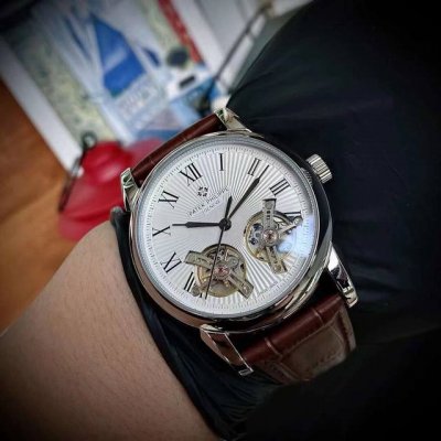 White Gold Brand: Patek Philippe Double Flywheel New Arrival, Business Casual Lu