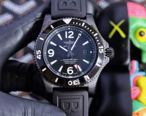 Breitling Avengers Automatic 43 x 13mm watch with arched bridge, tempered glass,
